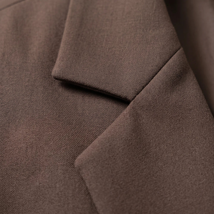 Women's Relaxed Notch Collar Blazer - Smart-Casual Tailored Jacket