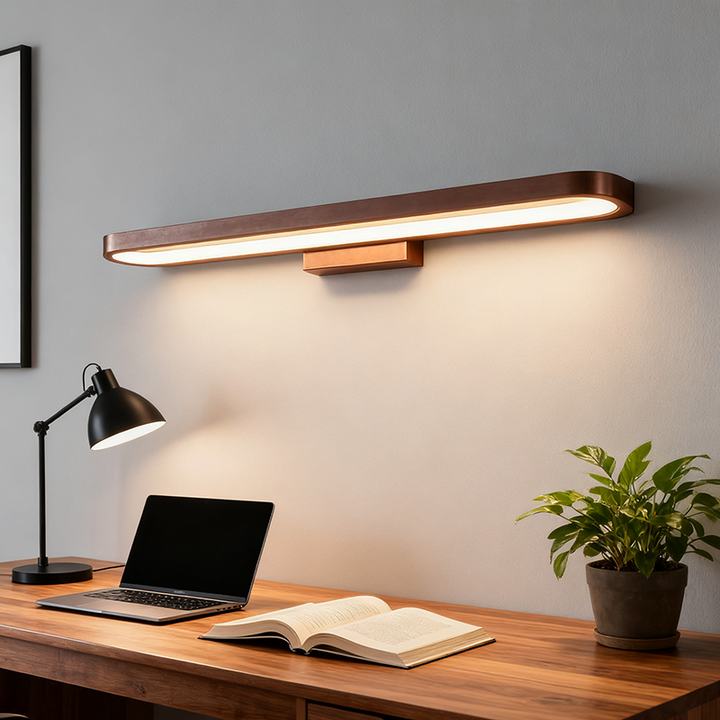 Modern Minimalist Circular Aluminum Vanity Light LED Mirror Front Wall Lamp for Bathroom