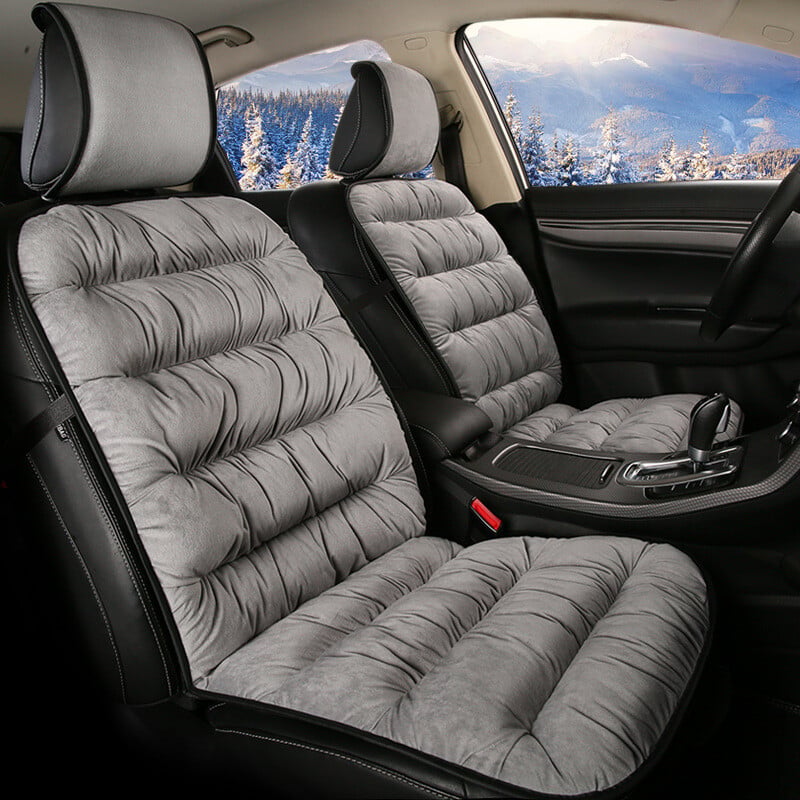 Premium Quilted Car Seat Cushion Pad - Full Coverage Front Seat Protection