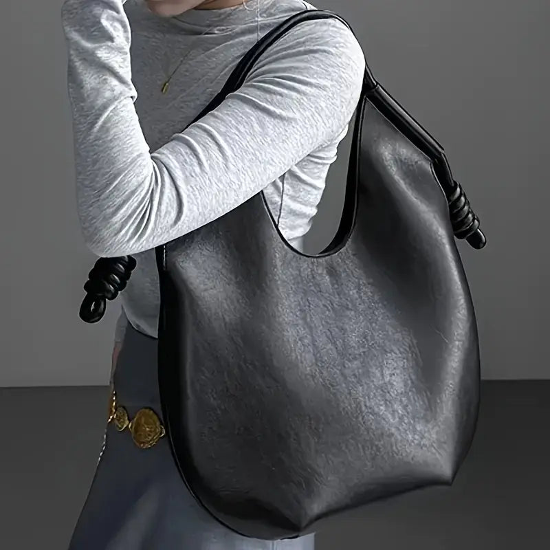 Nori – Large Vegan Leather Hobo Tote Bag for Women