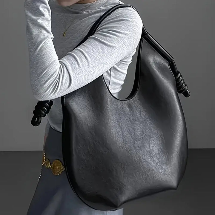 Nori – Large Vegan Leather Hobo Tote Bag for Women