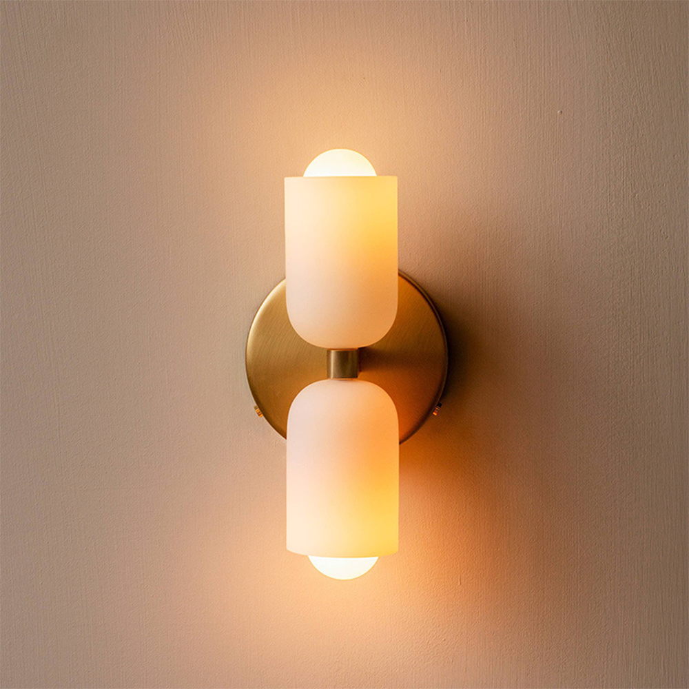 Contemporary Acrylic Wall Sconce - Modern Warm Light Fixture