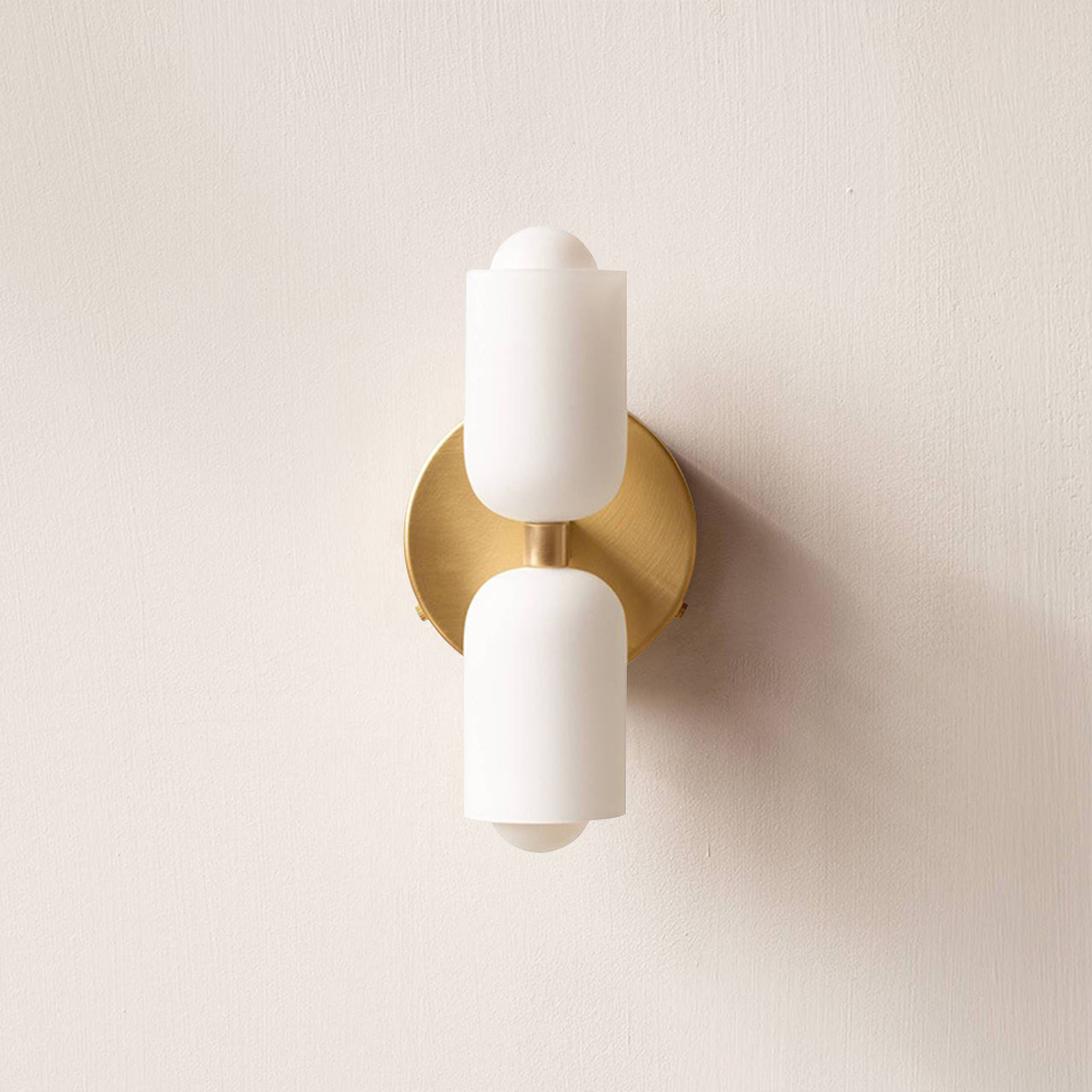 Contemporary Acrylic Wall Sconce - Modern Warm Light Fixture