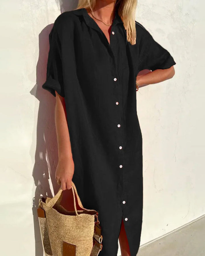 Comfortable Cotton Dress - Breathable and Elegant