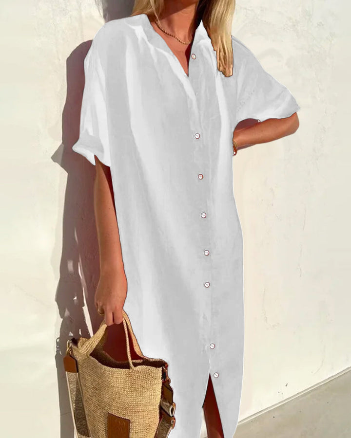 Comfortable Cotton Dress - Breathable and Elegant