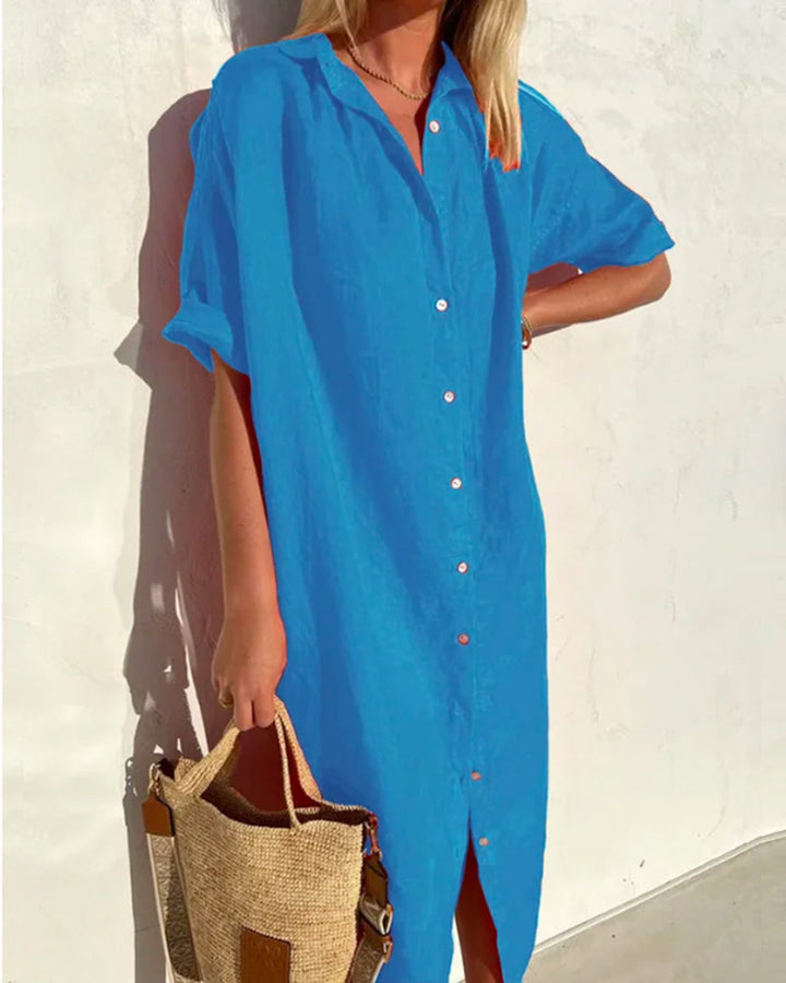 Comfortable Cotton Dress - Breathable and Elegant