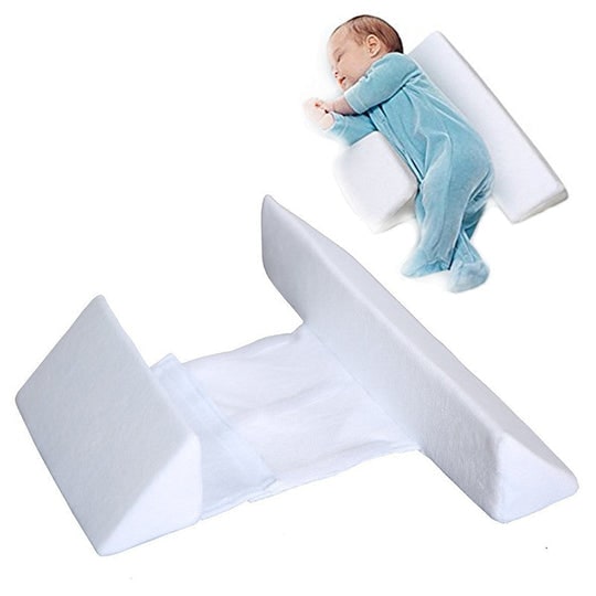 Adjustable Anti-Roll Baby Pillow Safe Sleep Support
