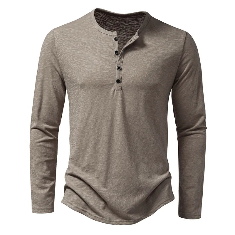 Lorenzo – Long Men's Shirt with Buttons