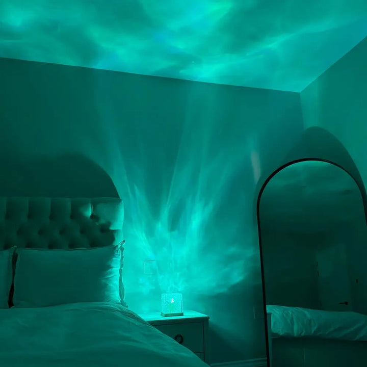 Aurora Northern Lights Projector Lamp Relaxing Atmosphere