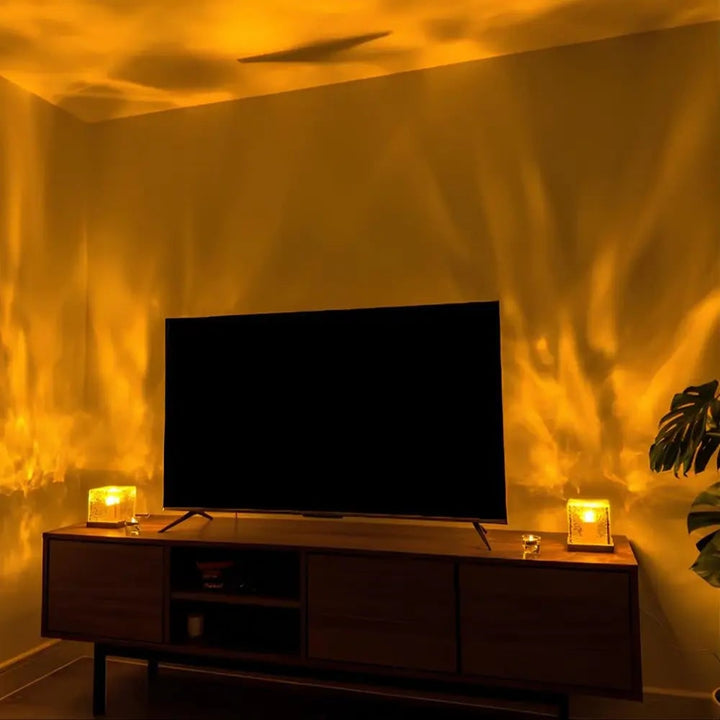 Aurora Northern Lights Projector Lamp Relaxing Atmosphere