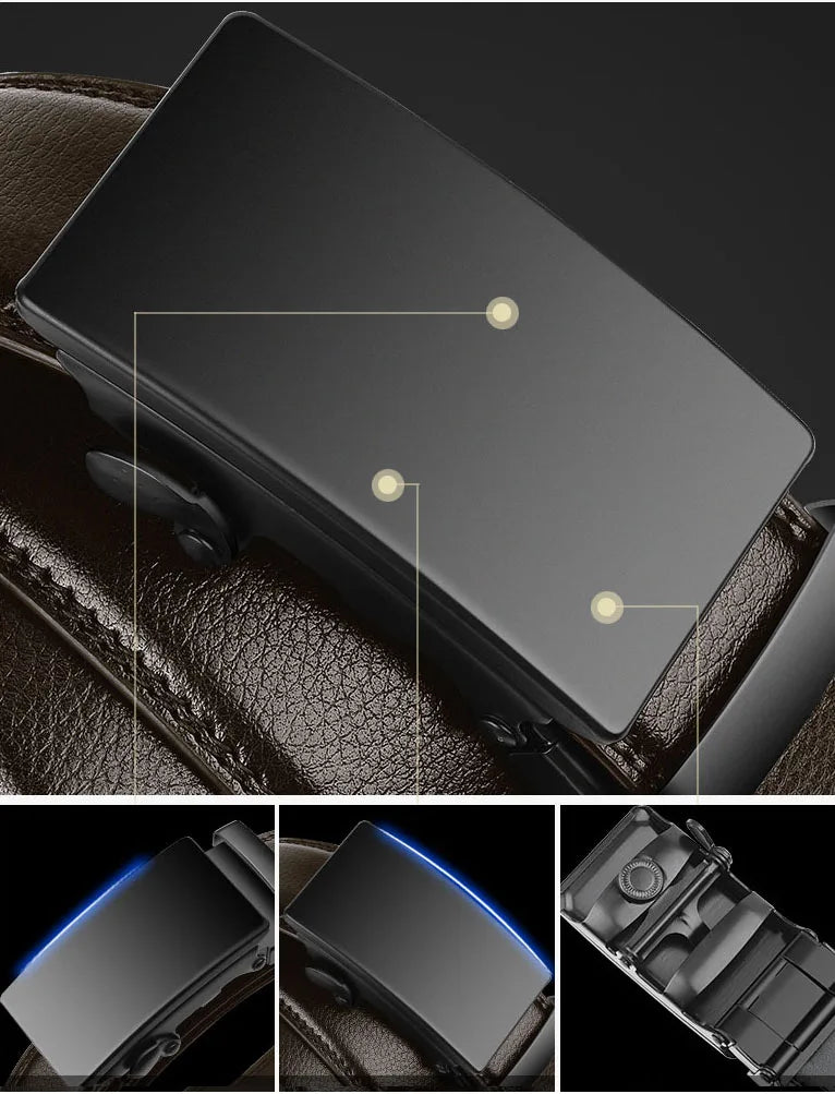 Automatic Belt - LuxeFit | Adjustable Buckle and PU Leather