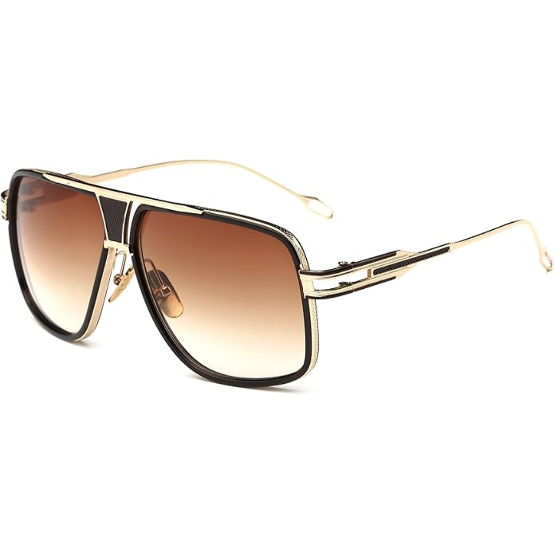 Classic Alloy Aviator Sunglasses for Men – UV Protection & Lightweight Design