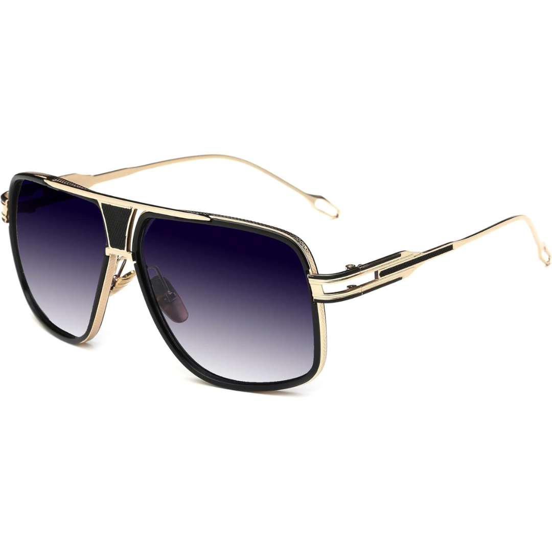 Classic Alloy Aviator Sunglasses for Men – UV Protection & Lightweight Design