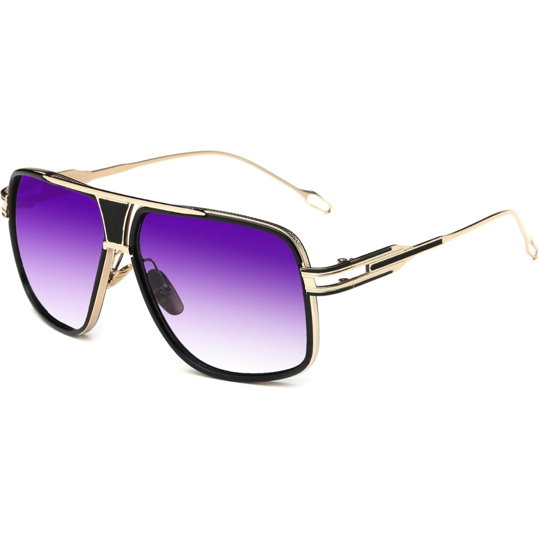 Classic Alloy Aviator Sunglasses for Men – UV Protection & Lightweight Design
