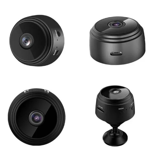 Wireless Rearview Camera Full HD 720P Black with Night Vision for Camper, Caravan, Trailer, Truck with App Control and Magnetic Mount | Sansoti