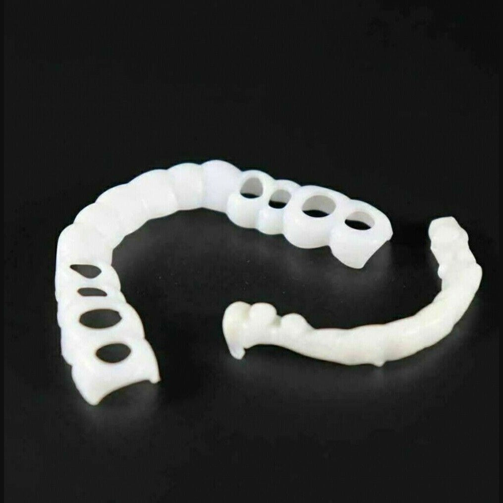 FlexiSmile Custom-Fit Snap-On Cosmetic Veneers Upper & Lower Set