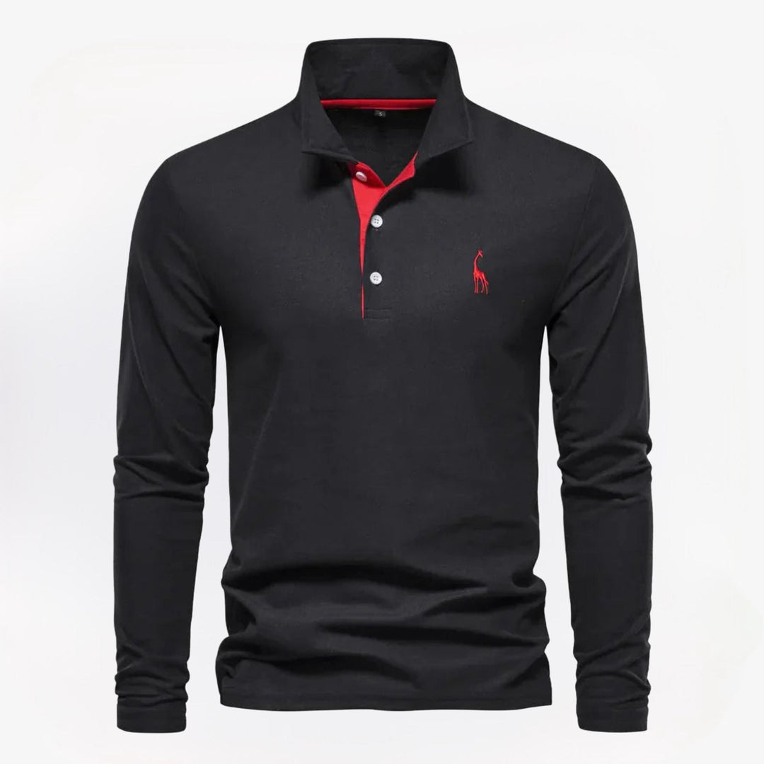 Long Sleeve Polo for Men - Bastian