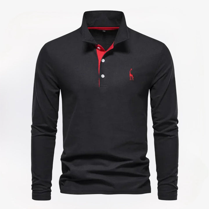 Long Sleeve Polo for Men - Bastian