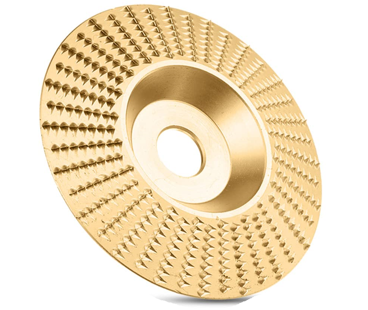 CarveMaster Tungsten Carbide Wood Shaping Disc Set for Angle Grinder