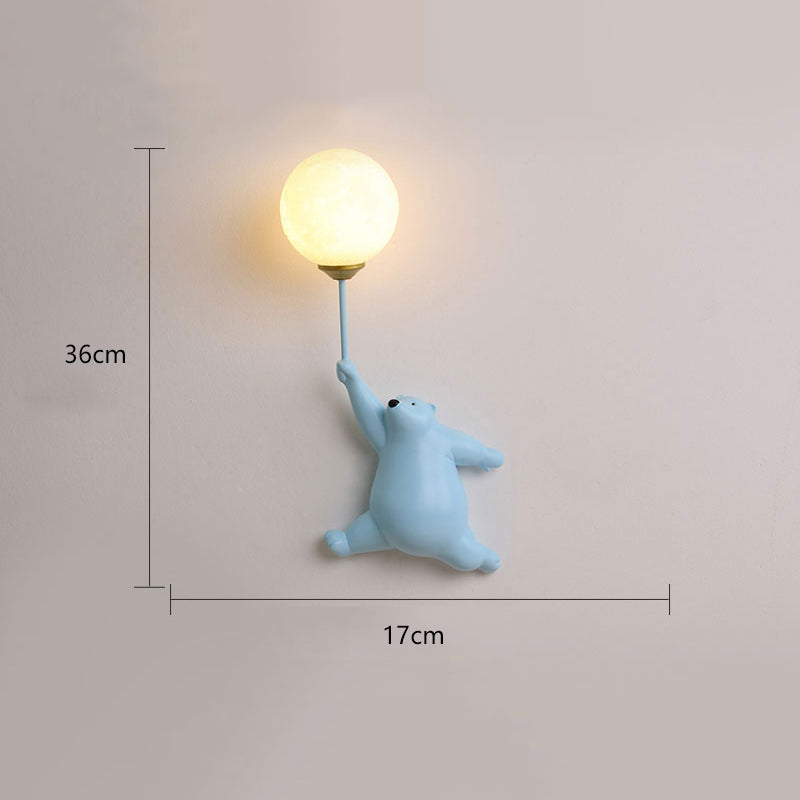 Bear Balloon Wall Lamp
