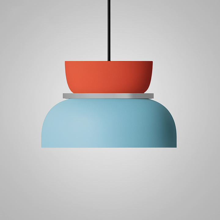 Nordmere Dome Pendant Light | Dual-Tone Nordic Ceiling Lamp