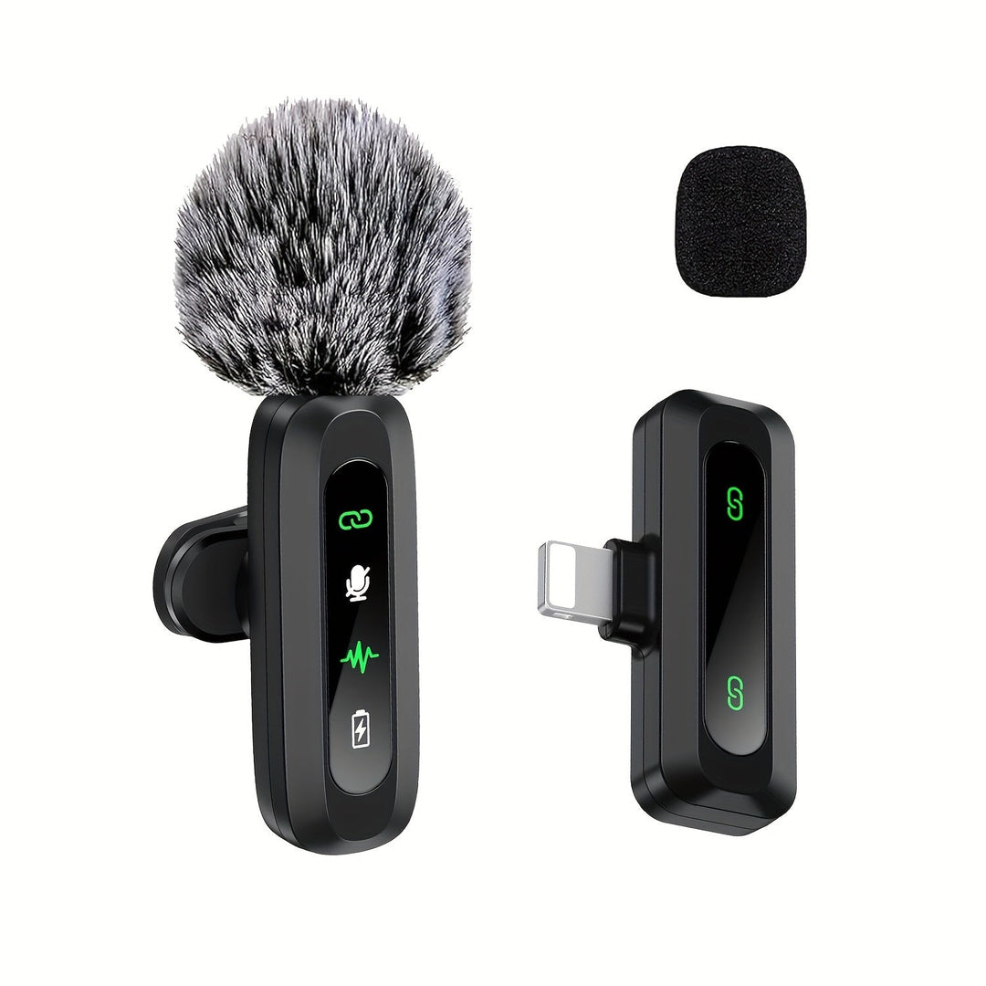 Wireless USB-C Clip Microphone for Smartphones, Tablets & Cameras