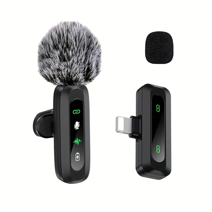 Wireless USB-C Clip Microphone for Smartphones, Tablets & Cameras