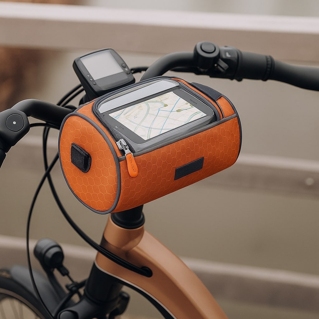 CycleView Handlebar Phone Bag with Waterproof Touchscreen Access