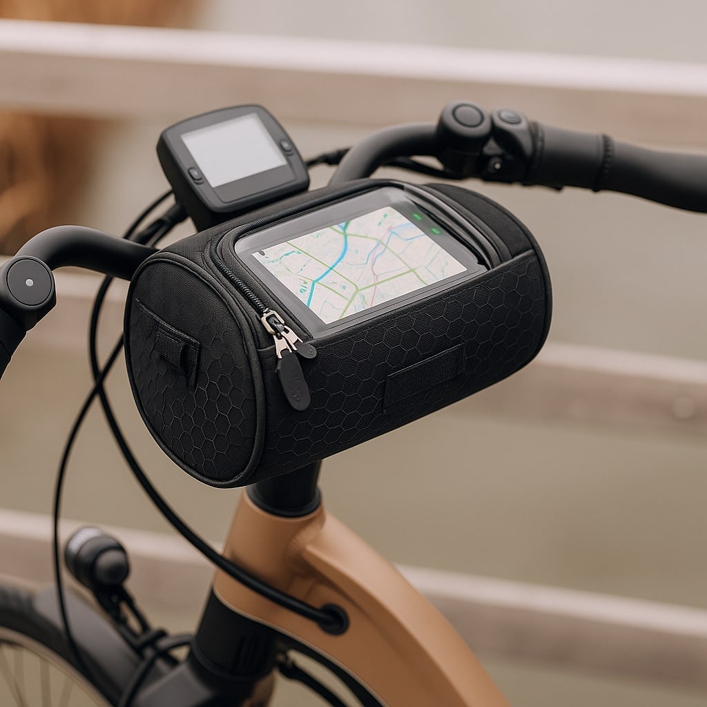 CycleView Handlebar Phone Bag with Waterproof Touchscreen Access