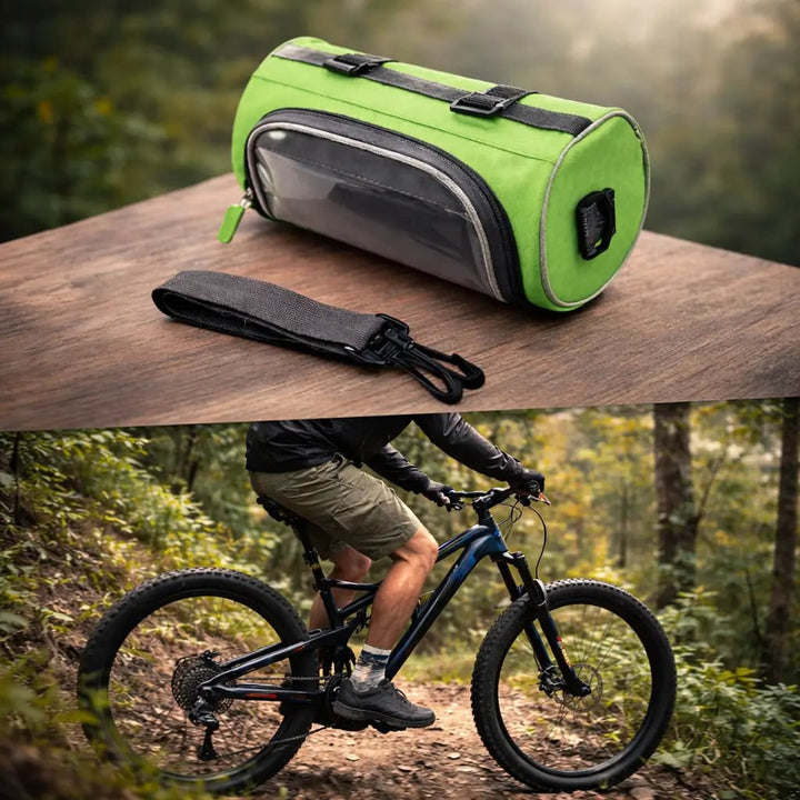 CycleView Handlebar Phone Bag with Waterproof Touchscreen Access