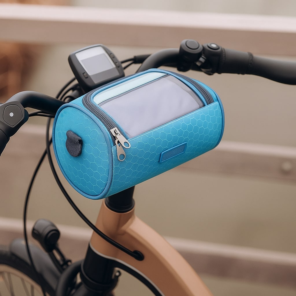 CycleView Handlebar Phone Bag with Waterproof Touchscreen Access
