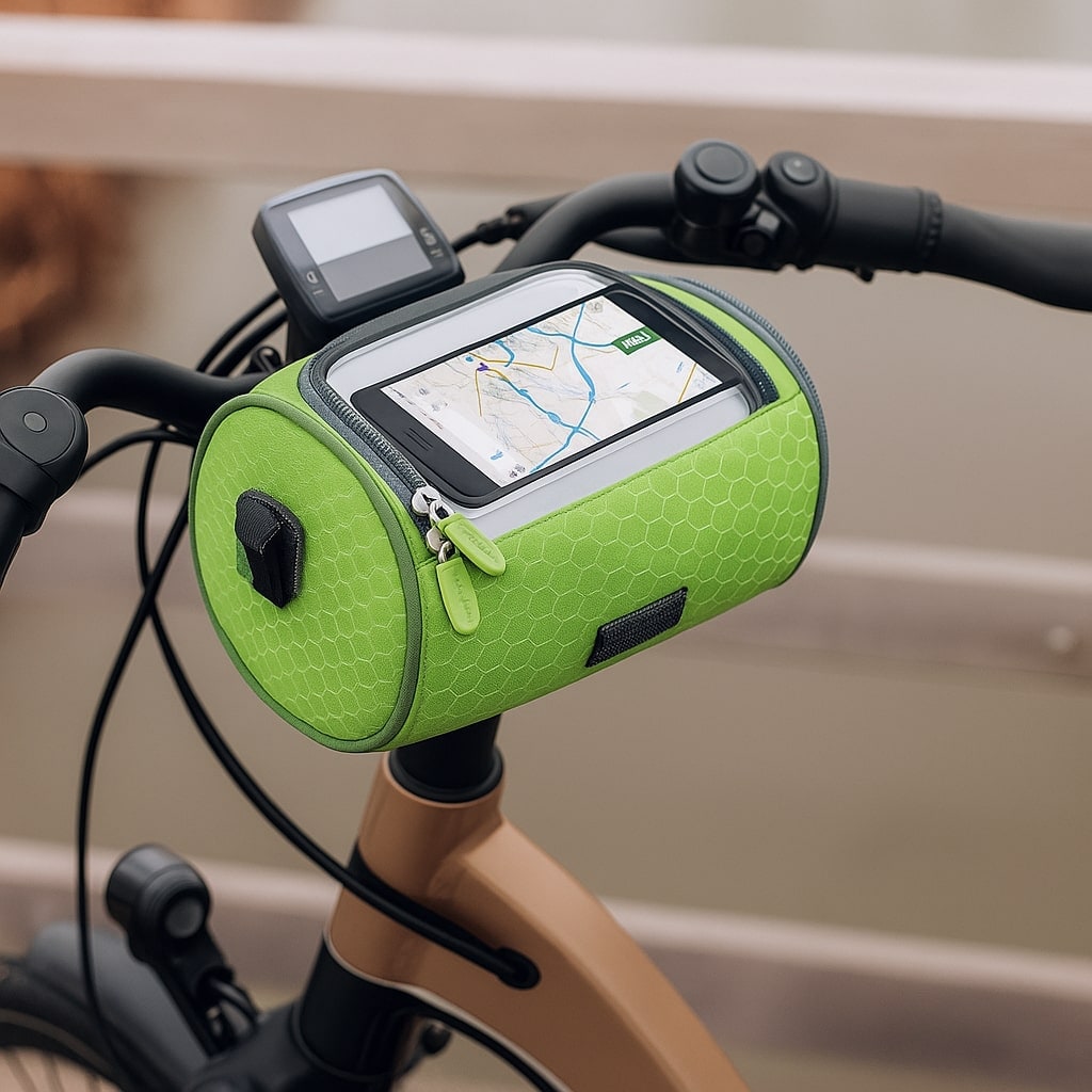 CycleView Handlebar Phone Bag with Waterproof Touchscreen Access