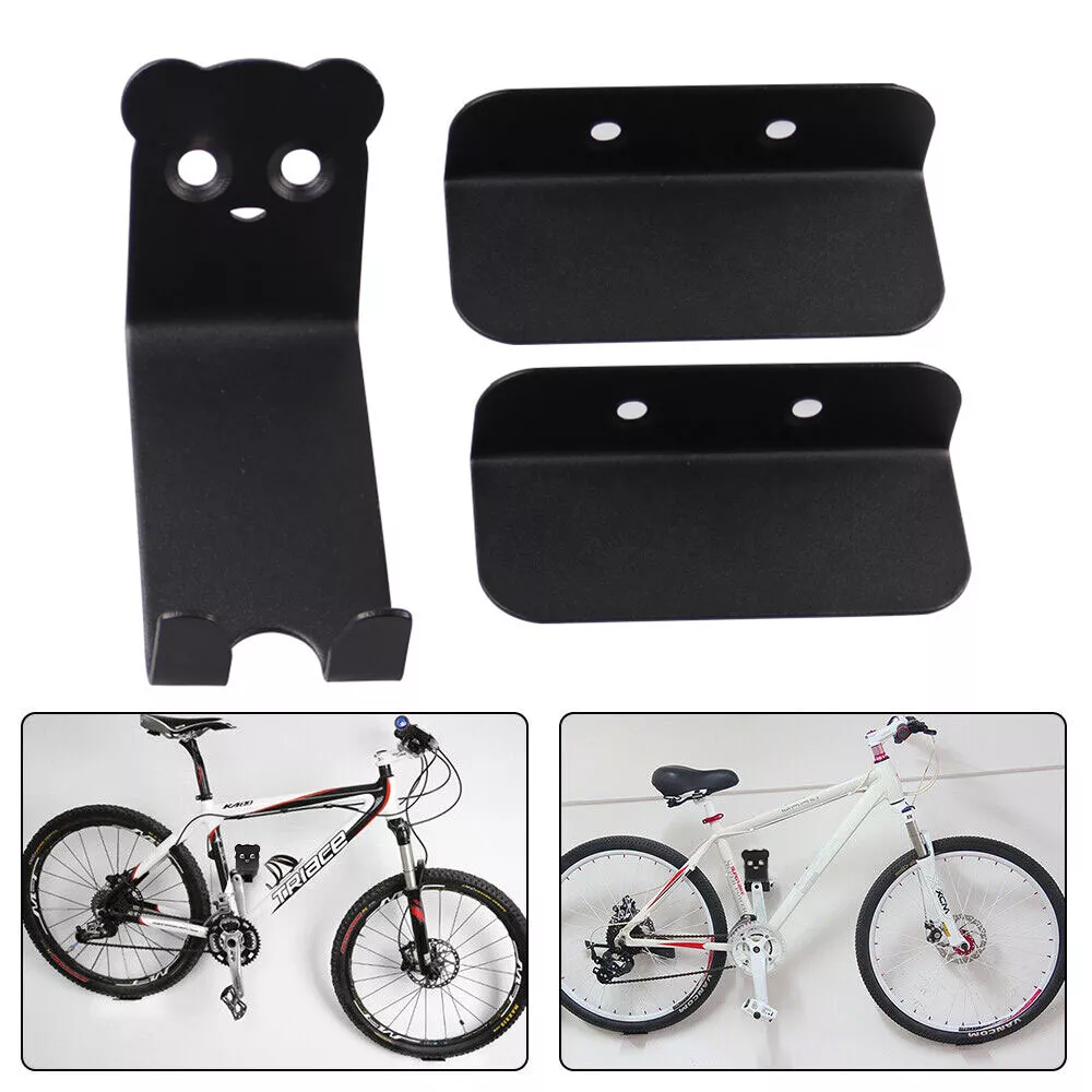 Steel Wall-Mounted Bike Hook – Space-Saving Horizontal Bicycle Storage