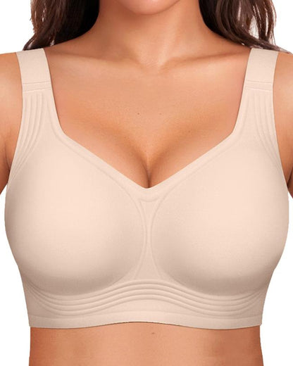 Seamless Wireless Support Bra for Women – Full Coverage Comfort