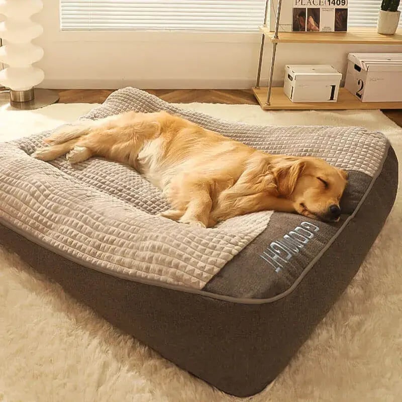 Premium Washable Dog Cushion Bed - Supportive Pet Comfort in Multiple Sizes