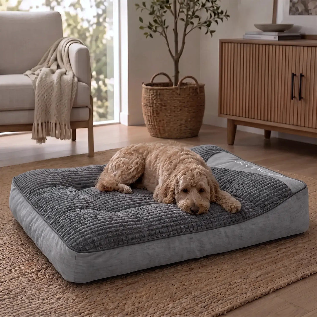 Premium Washable Dog Cushion Bed - Supportive Pet Comfort in Multiple Sizes