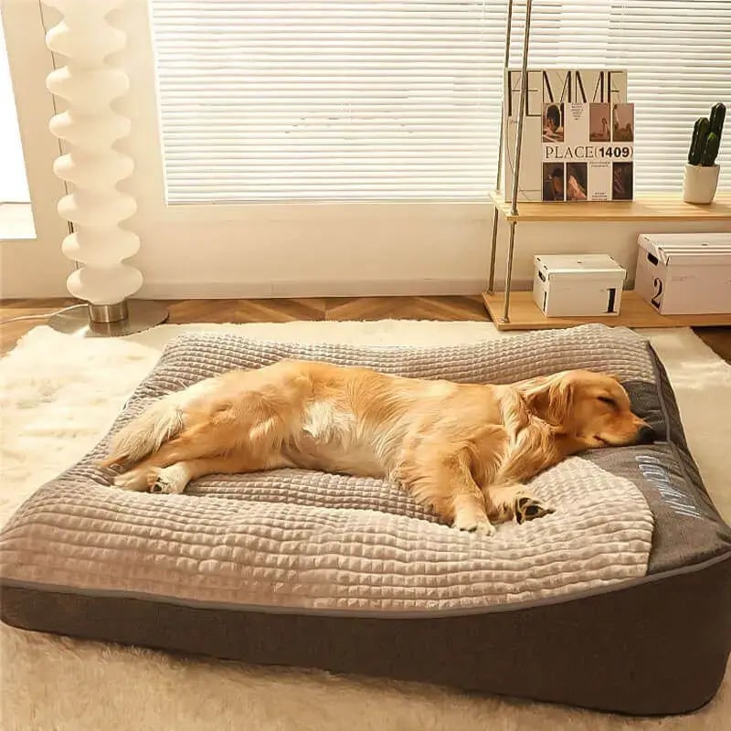 Premium Washable Dog Cushion Bed - Supportive Pet Comfort in Multiple Sizes