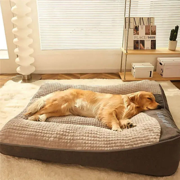 Premium Washable Dog Cushion Bed - Supportive Pet Comfort in Multiple Sizes