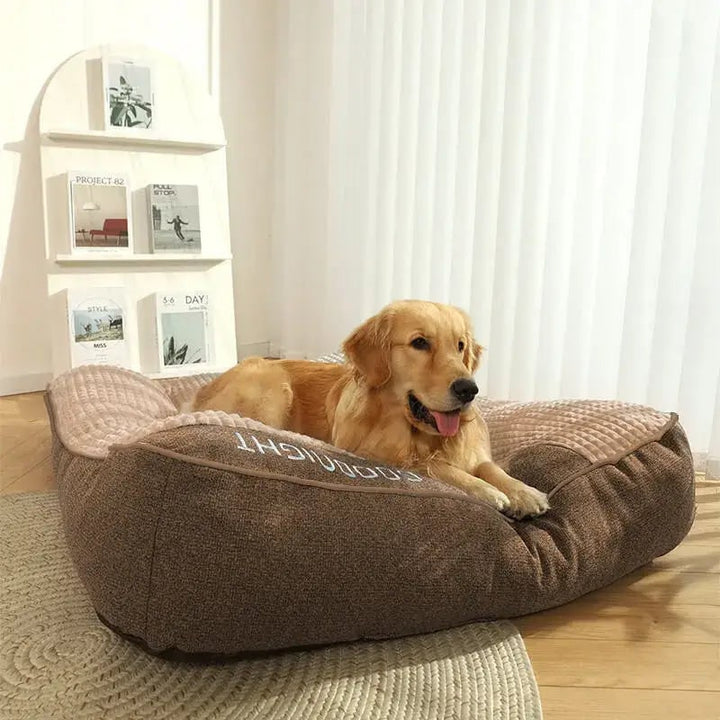 Premium Washable Dog Cushion Bed - Supportive Pet Comfort in Multiple Sizes