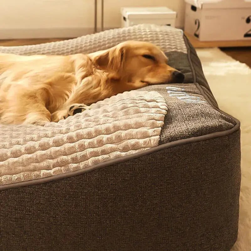 Premium Washable Dog Cushion Bed - Supportive Pet Comfort in Multiple Sizes