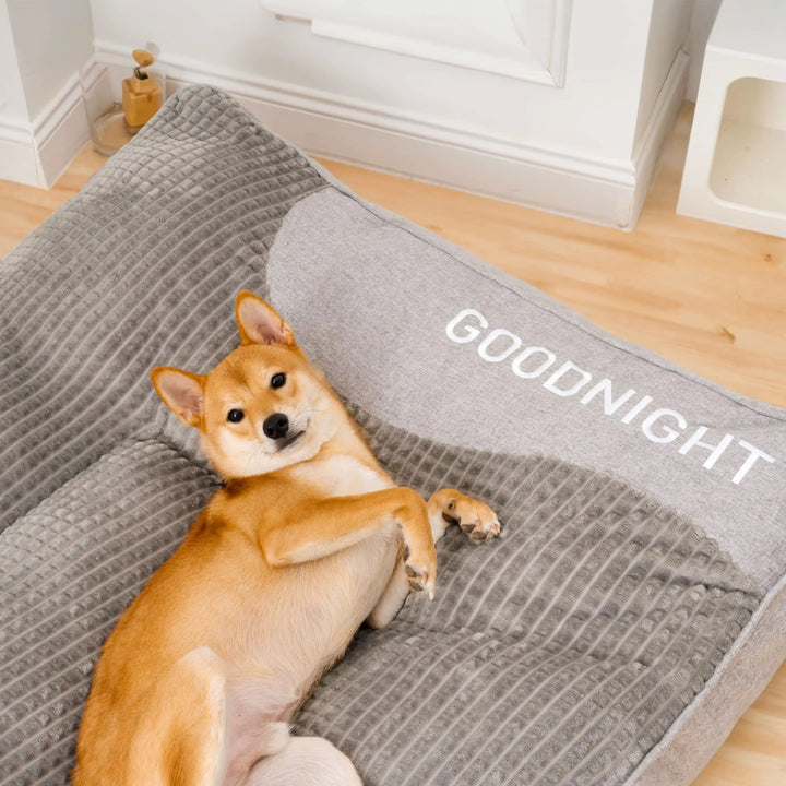 Premium Washable Dog Cushion Bed - Supportive Pet Comfort in Multiple Sizes