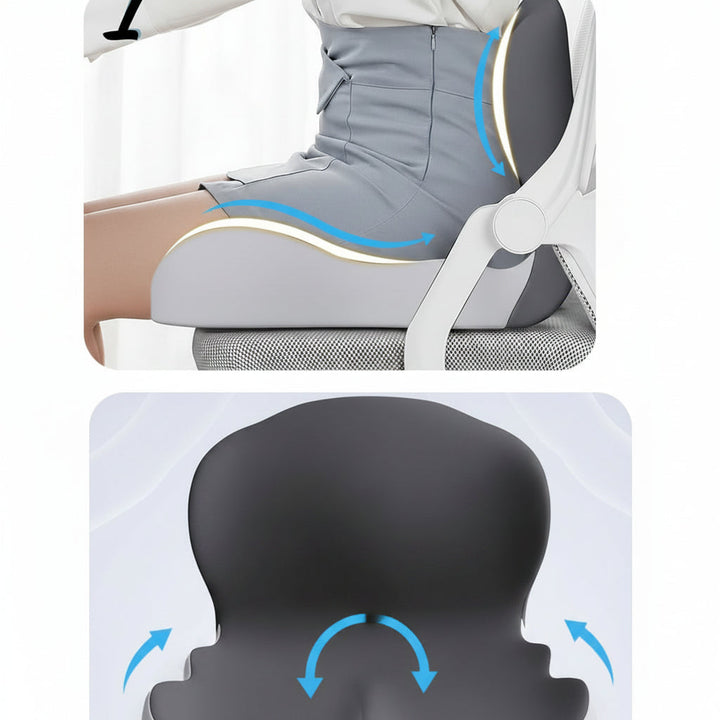 Premium Memory Foam Seat Cushion for Office Chair and Car