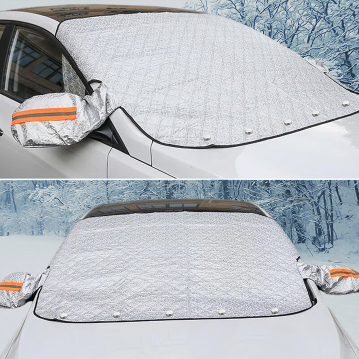 Car Windshield Snow Cover Magnetic Frost Protection Winter Weather