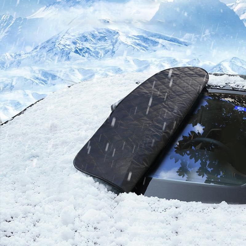 Car Windshield Snow Cover Magnetic Frost Protection Winter Weather