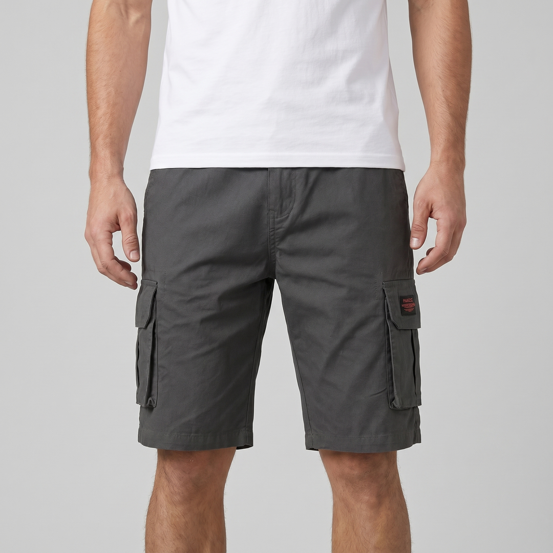 Cargo Shorts Men Relaxed Fit Multiple Pockets Casual