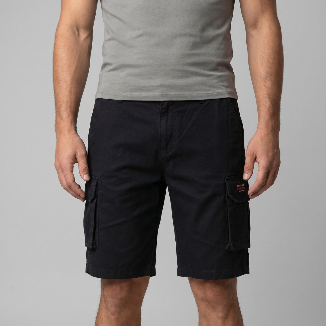Cargo Shorts Men Relaxed Fit Multiple Pockets Casual
