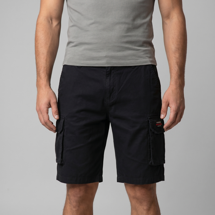 Cargo Shorts Men Relaxed Fit Multiple Pockets Casual