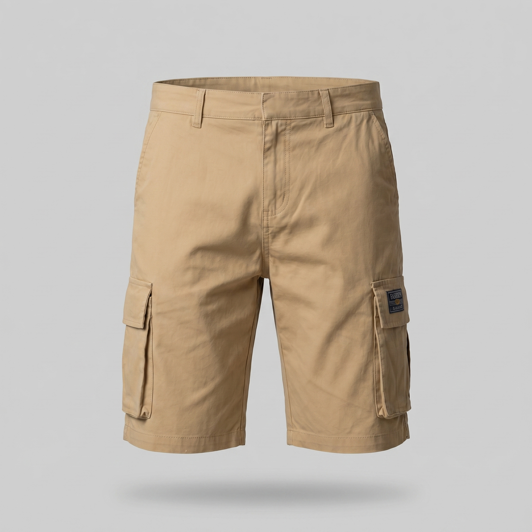 Cargo Shorts Men Relaxed Fit Multiple Pockets Casual