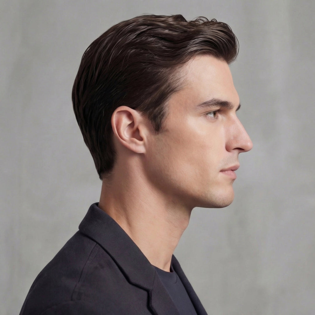 Casual Tailored Fit Jacket for Men with Lapel Collar