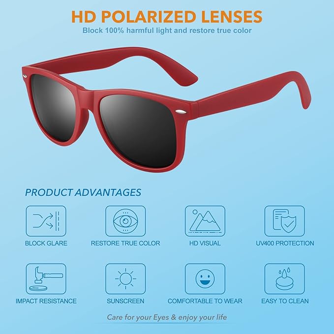 Vintage 80s Polarized Retro Sunglasses